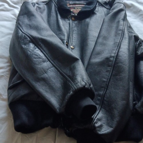 Chevignon black leather - black, bomber