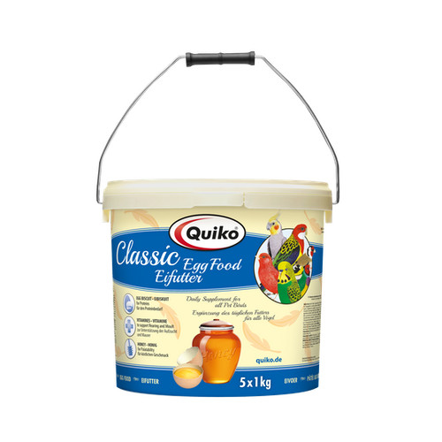 Quiko egg food 5kg - egg, tubs
