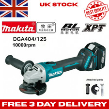 Makita 18V 125mm DGA404 Brushless Lithium Electric Angle Grinder Rechargeable UK