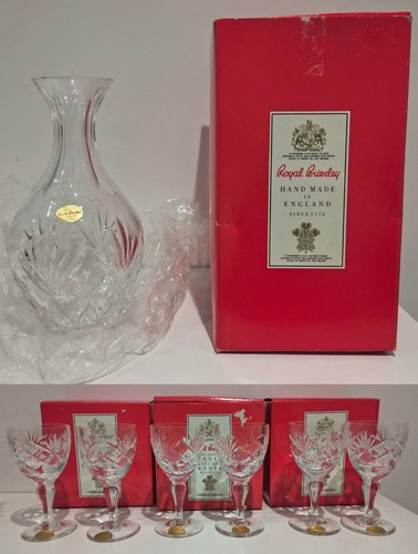 Royal brierley crystal carafe - brierley,