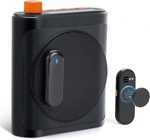 Portable voice amplifier with - voice,