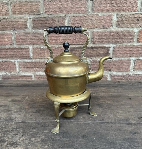 Vintage brass teapot spirit - brass,