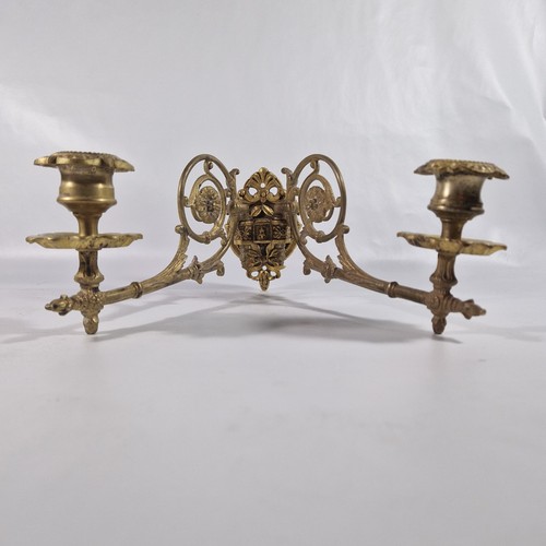 Antique brass piano - antique, double