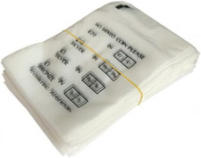 Money Bags Clear Plastic Coin