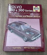 Volvo 340 & 360 Haynes Service