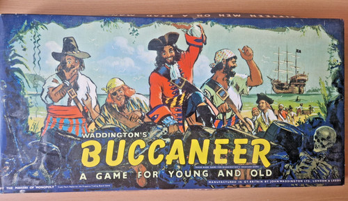 Waddingtons buccaneer board - buccaneer,