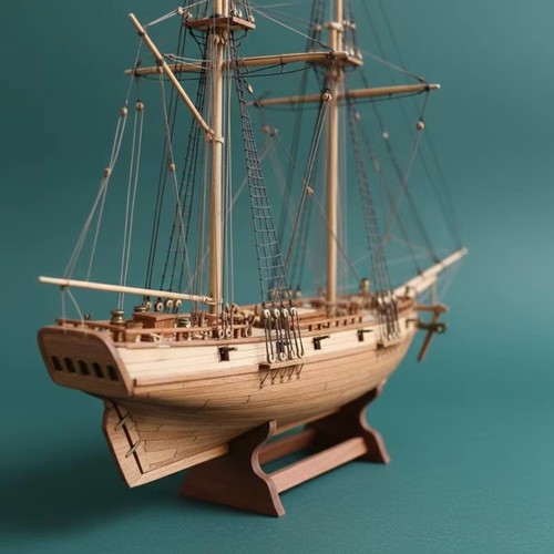 Wooden ship model kit diy - kit,
