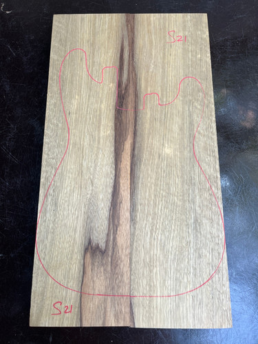 Black limba korina 2 piece - black,