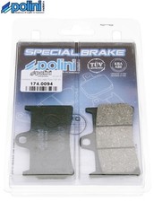 Set of 2 Polini organic front brake pads Yamaha TZR 250, 1989 - 1992