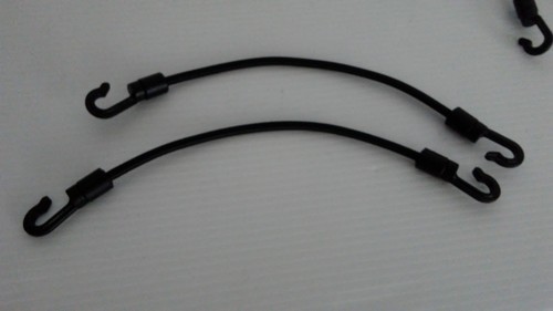 Qty small black bungee - qty:50,
