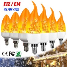 E12 E14 LED Flicker Flame Lamp