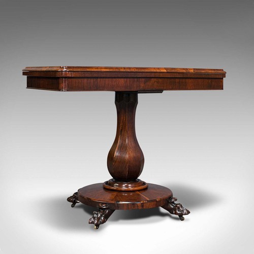 Antique folding card - antique, table