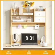 Spacious Desktop Bookshelf