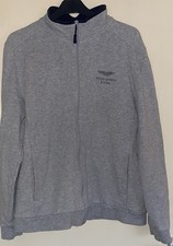 Hackett London Aston Martin Racing Full Zip Sweatshirt Men’s Grey L