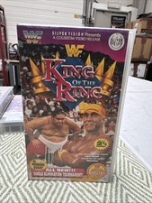 WWF King Of The Ring Wrestling VHS Cassette Tape W/Insert Silver Vision 166 Mins