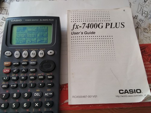 Casio 7400g plus power - fx-7400g,