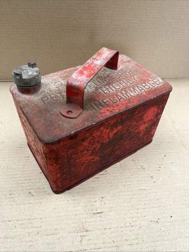 Vintage petrol oil can - oil,