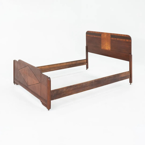 1930 art deco inlaid wood - deco, full