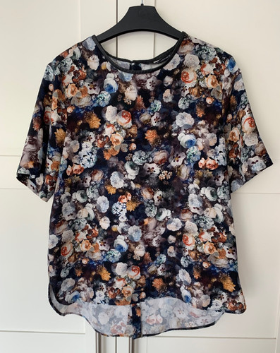 Zara women black floral - zara,