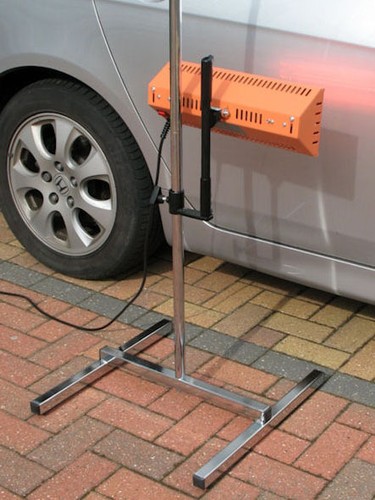 Infra red paint curing lamp - paint,