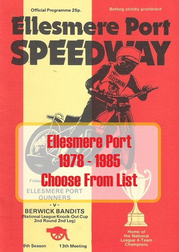 Ellesmere port programmes 1978 - programmes,
