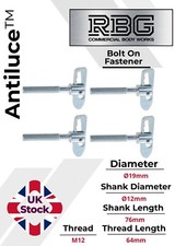 4X Antiluce™ Fastener M12 x