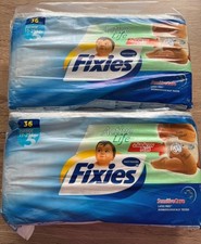 2 x Vintage Diapers Nappies Couche Windeln Fixies SEALED