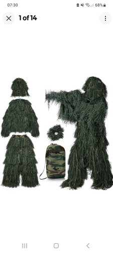 Woodland ghillie suit - woodland,