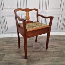Antique Piano Dressing Stool