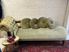 ANTIQUE CHAISE LOUNGE Mahogany