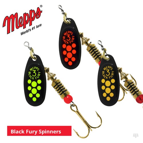Mepps black fury - black,