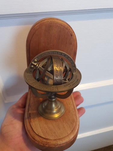 Vintage brass armillary - vintage,