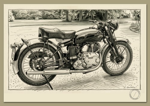 1951 vincent comet motorcycle - 1951,