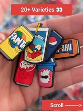 Fizzy Pop Drink Shoe Charms