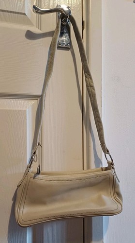 Genuine leather beige designer - beige,