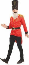 Mens Nutcracker Toy Soldier Costume M - XL Adult Christmas Ballet Fancy Dress