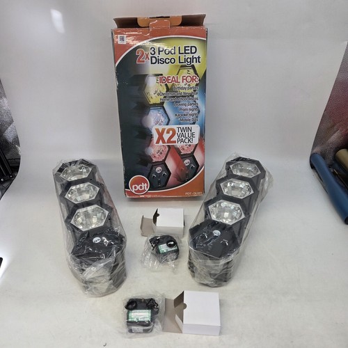 Pdt pod led disco light - 2x,