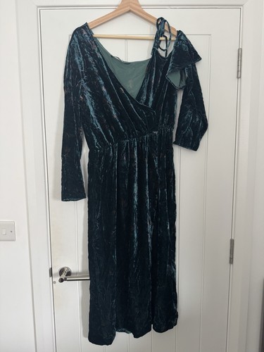 Zara blue green velvet cold - blue/,