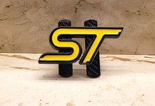 Black & Yellow ST grill badge