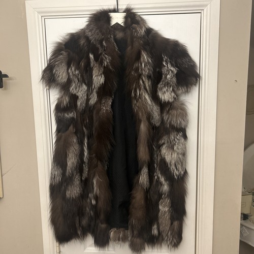 Silver fox fur - fox,