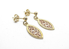 Clogau Gold 9ct Yellow & Rose Gold Queen Eleanor Drop Earrings