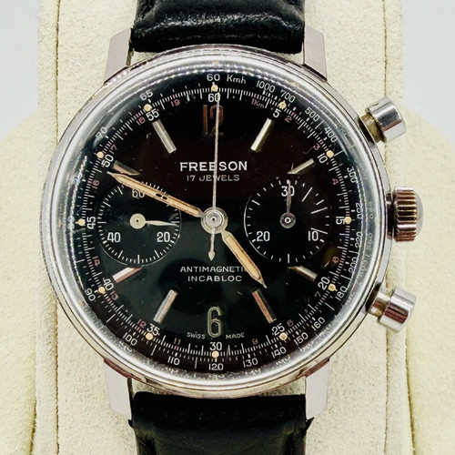 Vintage freeson black - black, dial