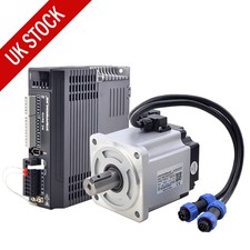 T6 Series 1KW 750W 400W AC Servo Motor Driver CNC Kit 3000RPM 220V 1.27Nm-3.19Nm