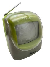 TV RADIO PORTATILE KEVLER PLUS BIANCO NERO COLORE GIALLO VINTAGE!!! NUOVO!!