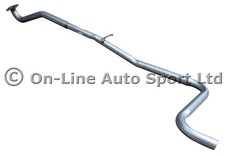 Ford Fiesta MK7 1.0 EcoBoost Silencer Delete Exhaust Race Tube -  Centre Pipe