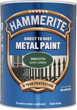 Hammerite 5084892 SFDG25L 2.5L Direct to Rust Smooth Finish - Dark Green