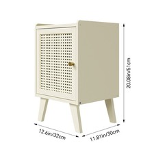 Bedside Cabinet Nightstand Table Bedroom Storage Furniture Coffee Table Case