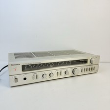 Vintage Technics SA-104L Stereo Receiver Tuner Silver Hi-Fi Seperate Tested