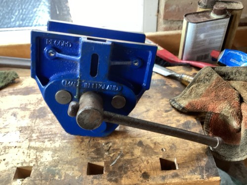 Record woodwork vice - no.,