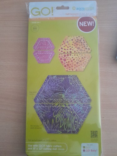 Accuquilt half hexagon - half,